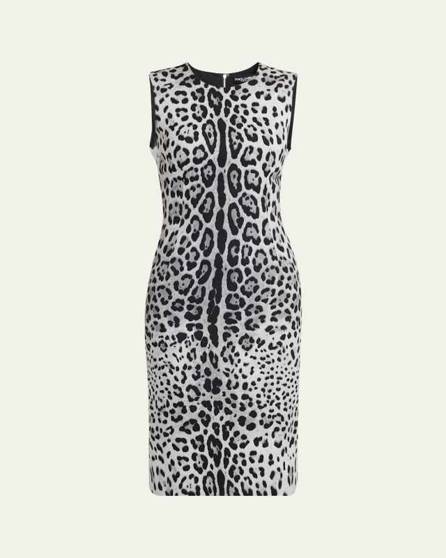Printed Charmeuse Dress